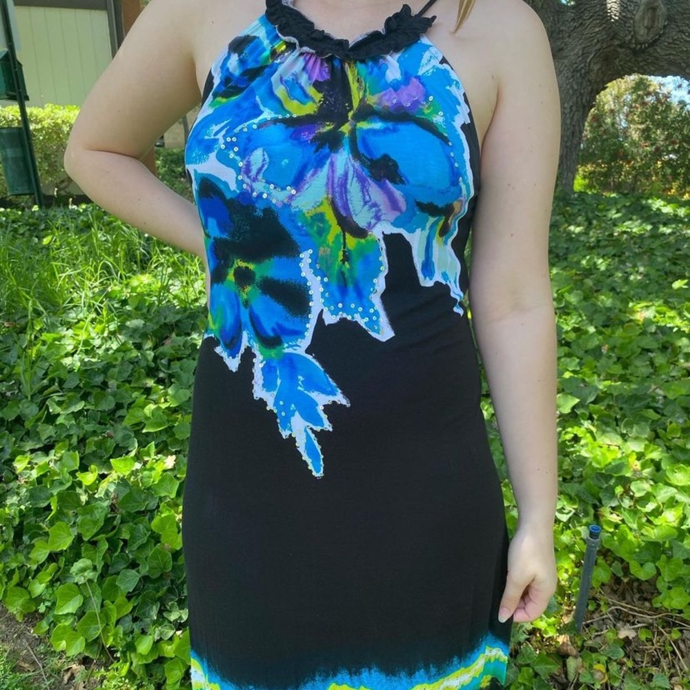 INC International black midi dress size medium
